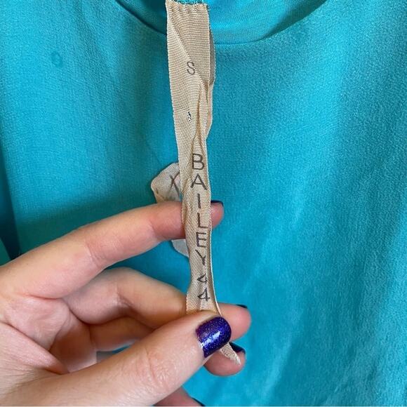 Bailey 44 S blue whimsical fairycore tank top lightweight - Picture 4 of 7